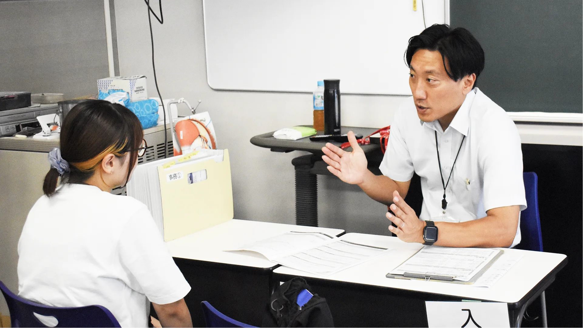 個別相談の様子